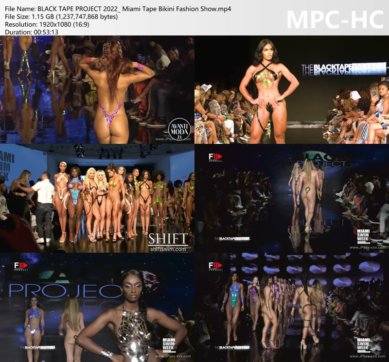 BLACK TAPE PROJECT 2022_ Miami Tape Bikini Fashion Show